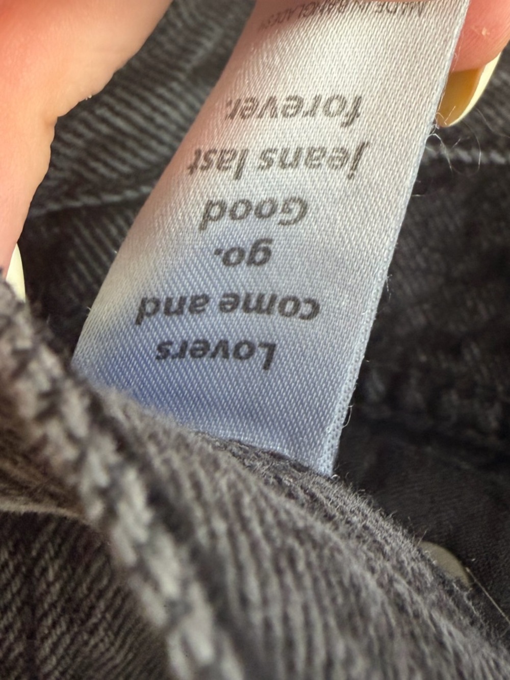 Pacsun Black Distressed Dad Jean - Picture 6 of 6